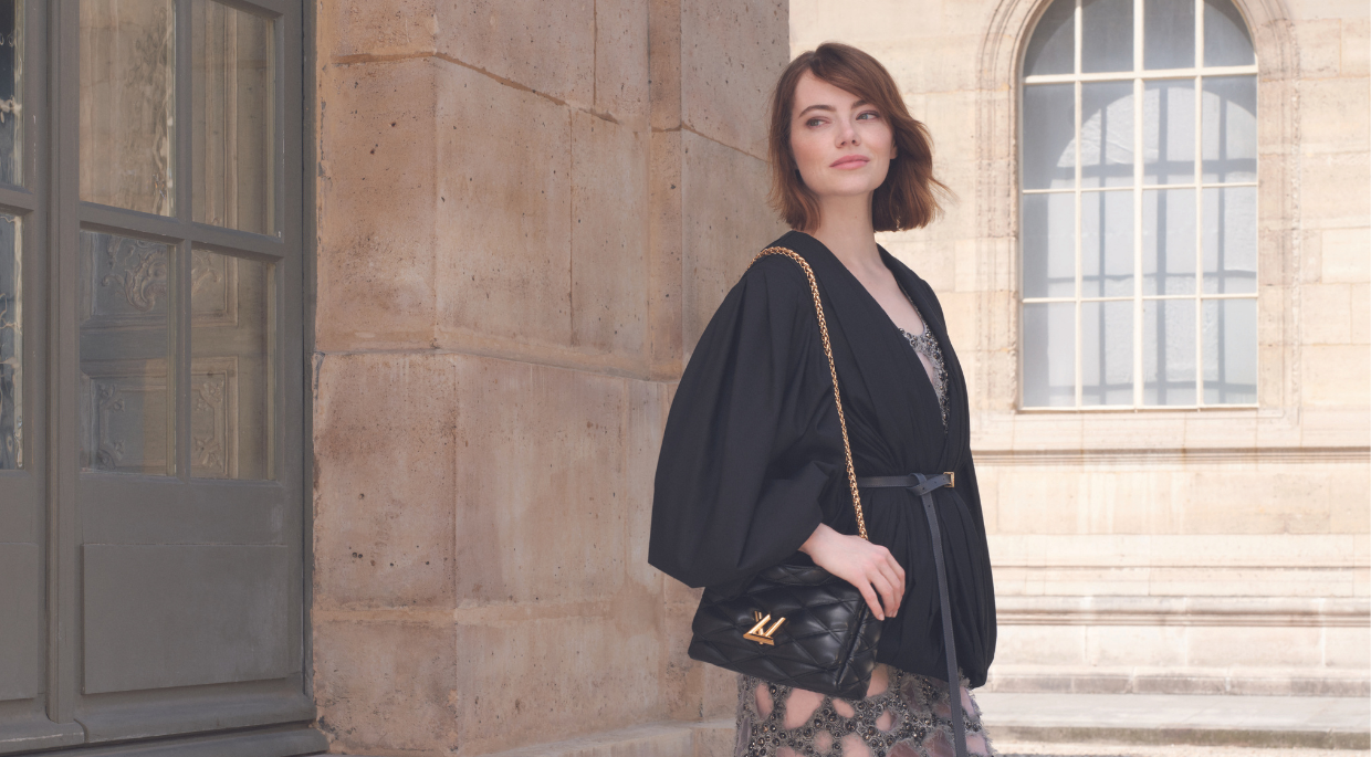 Louis Vuitton Unveils Fall-Winter 2023 Campaign With Emma Stone