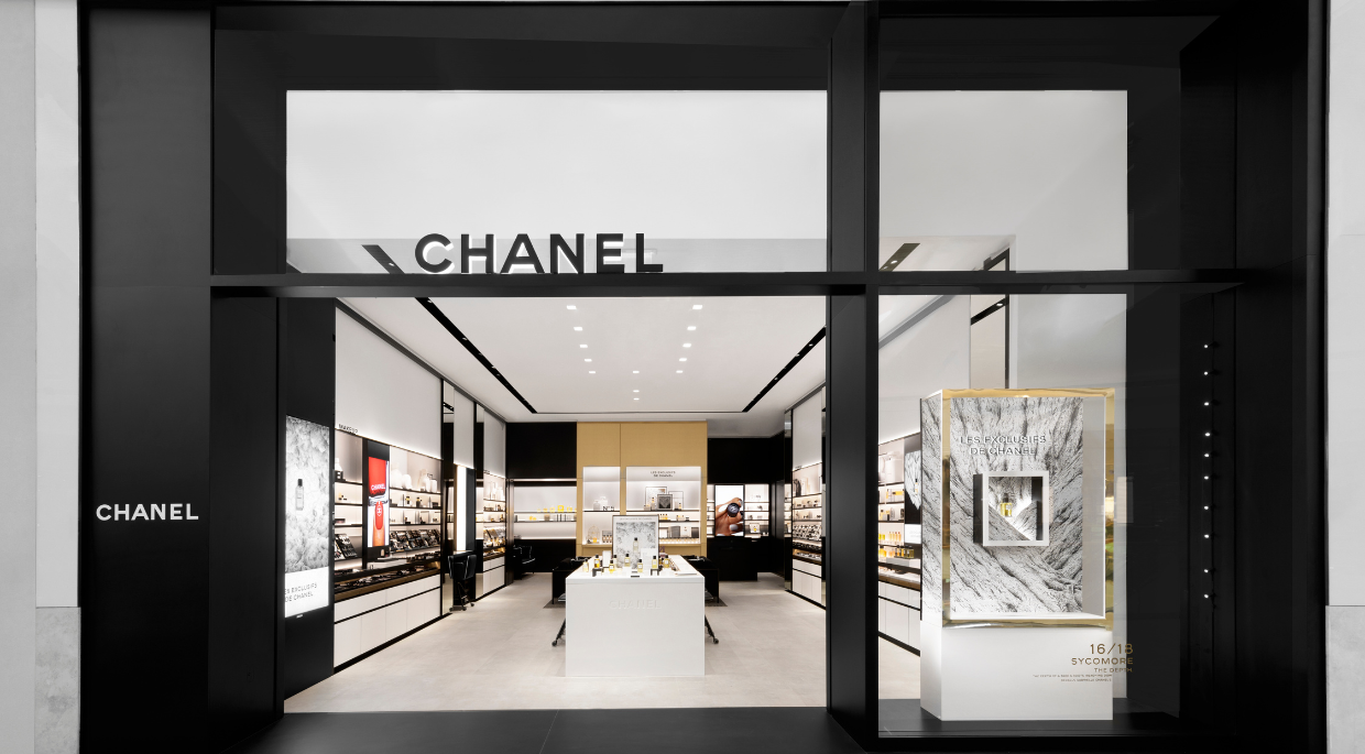 Chanel reveals elegant luxury and beauty boutiques at Paris